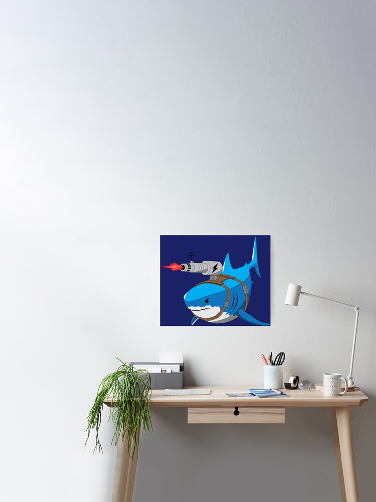 Poster Fortnite - Laser Shark  Wall Art, Gifts & Merchandise