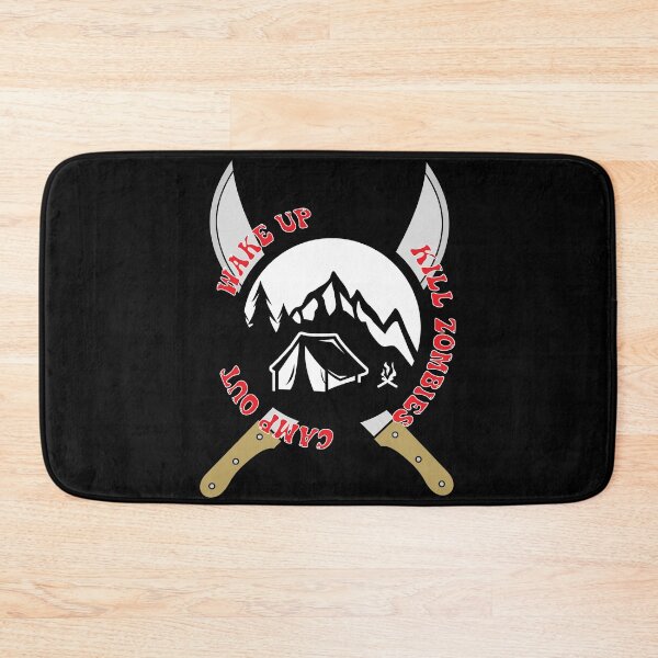 Item preview, Wake Up. Kill Zombies. Camp Out designed and sold by Mrspink16.