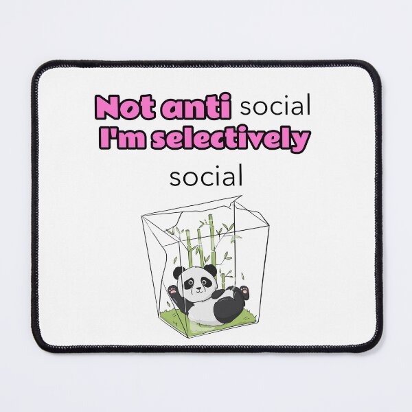 Item preview, Not antisocial I'm selectively social designed and sold by Mechanical-Artt.