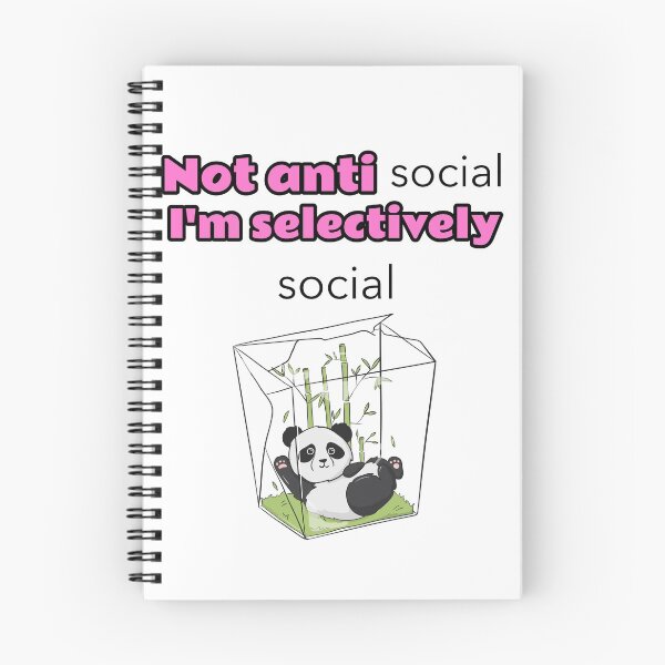 Item preview, Not antisocial I'm selectively social designed and sold by Mechanical-Artt.
