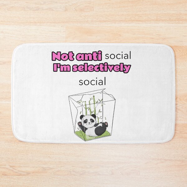 Item preview, Not antisocial I'm selectively social designed and sold by Mechanical-Artt.
