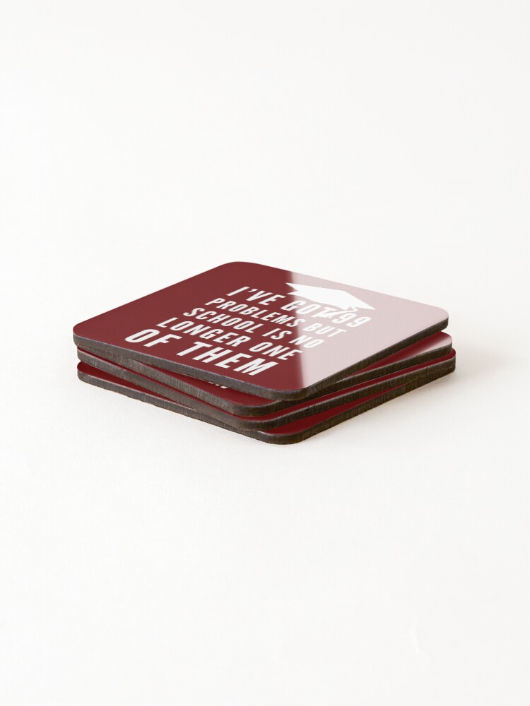 Thumbnail 4 of 5, Coasters (Set of 4), Graduation design designed and sold by Amaeri.