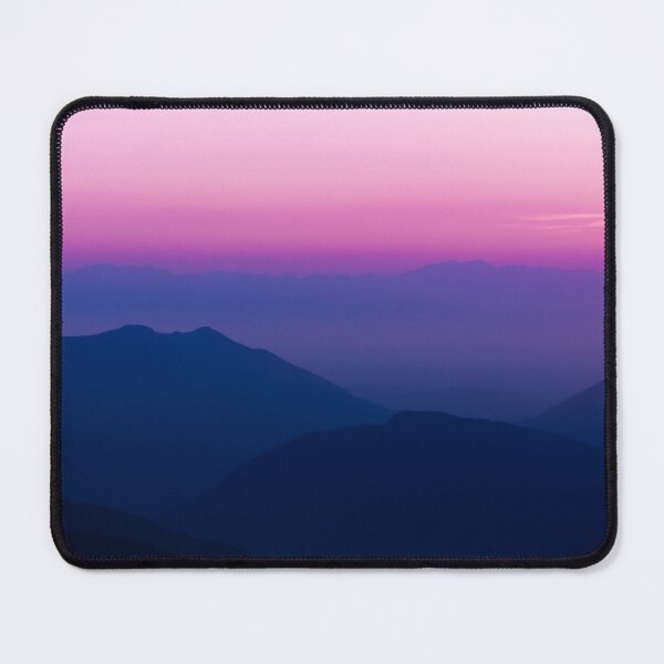 Item preview, Pink & Purple Clouds Cotton Candy Mountain Sunset  designed and sold by newburyboutique.