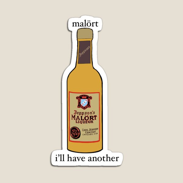 malort chicago Sticker for Sale by madwalb