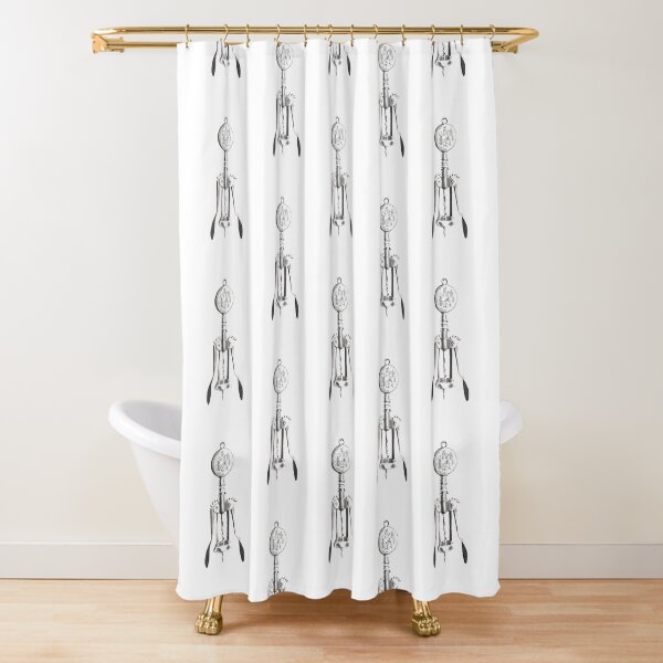 Corkscrew Shower Curtain