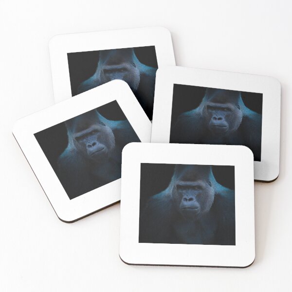 Item preview, gorilla up close face designed and sold by BaldPrimate.