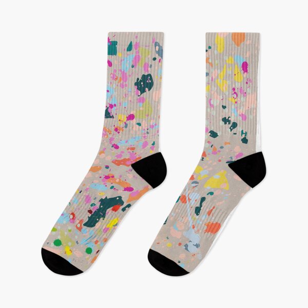 Item preview, Paint Splash Multicolor Watercolor Abstract Painting - Bright and Pastel Mixed Colors designed and sold by silviaol.