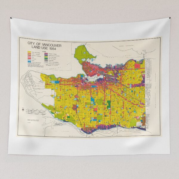 Item preview, City of Vancouver : land use 1984 designed and sold by FOVCA.