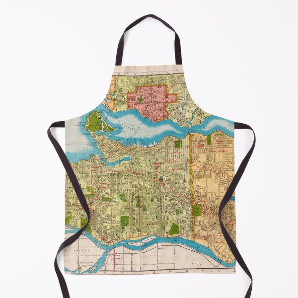 Item preview, Guide map. Vancouver-New Westminster. Burnaby and North Shore municipalities (1935) designed and sold by FOVCA.