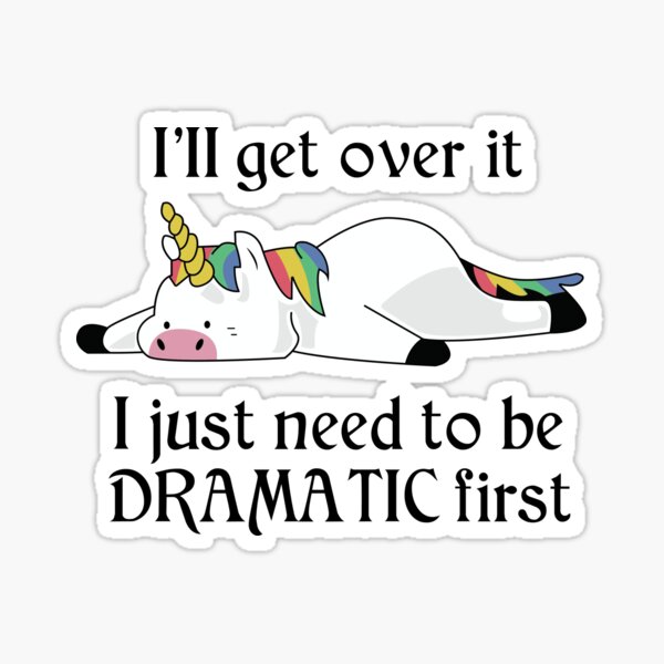 Item preview, Dramatic Unicorn designed and sold by littlesoulzwear.