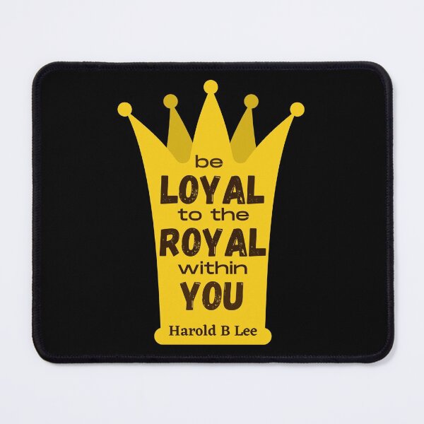 Item preview, Be loyal to the royal within you - brown  designed and sold by Heather Walton.