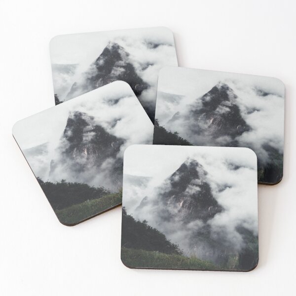 Item preview, Cloudy moody Machu Picchu Andes mountain | Peru designed and sold by photofelix-.