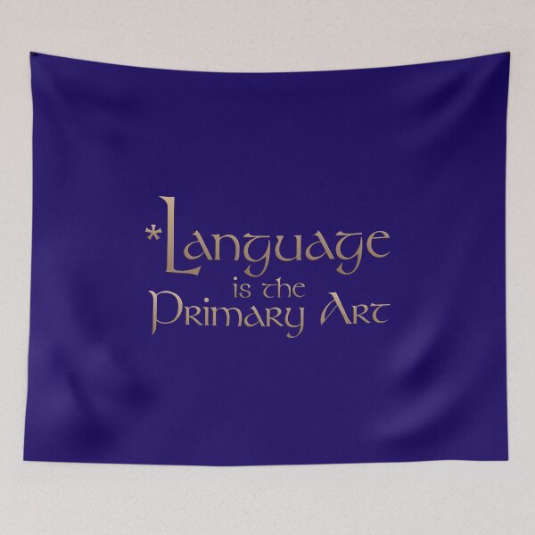 Item preview, Language is the Primary Art designed and sold by SignumStore.