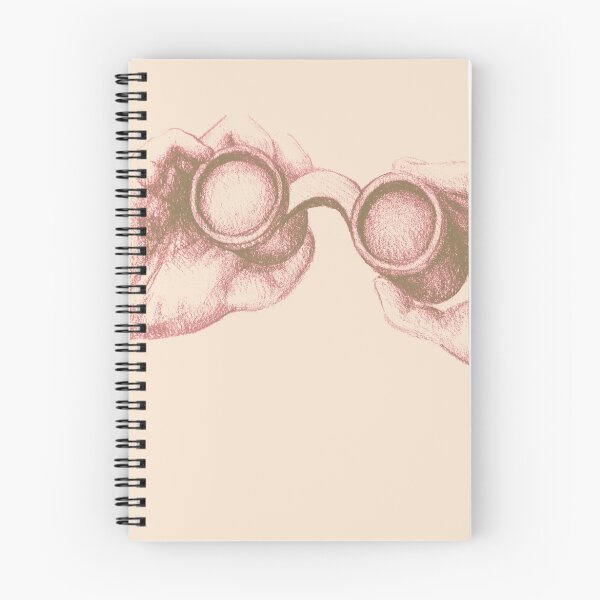 Item preview, Colorful detailed drawing of hand holding binoculars. Illustration designed and sold by oanaunciuleanu.
