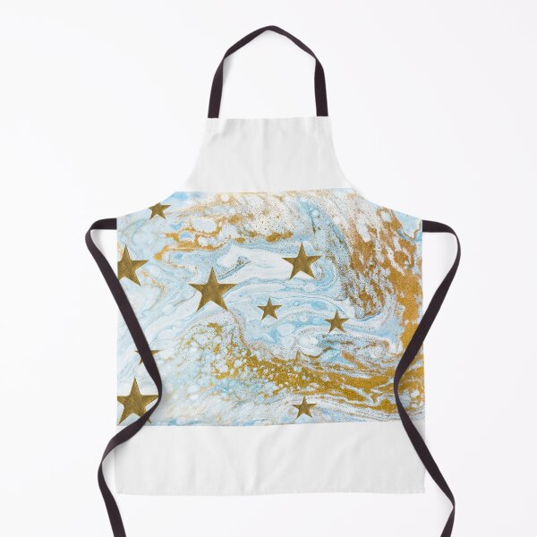 Item preview, Liturgical white/gold/blue swirls & stars designed and sold by CheekyGrace.