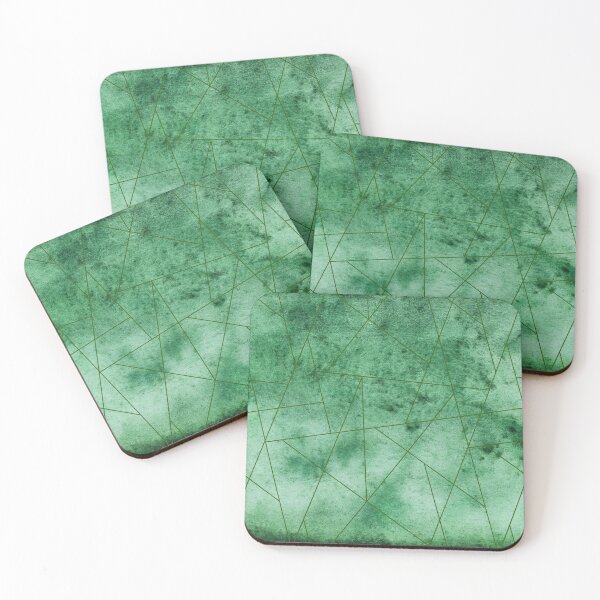 Item preview, Tropical Leafy Pattern - Tropical vibe Leafy Pattern - geometric pattern green shades designed and sold by Amalzaki.