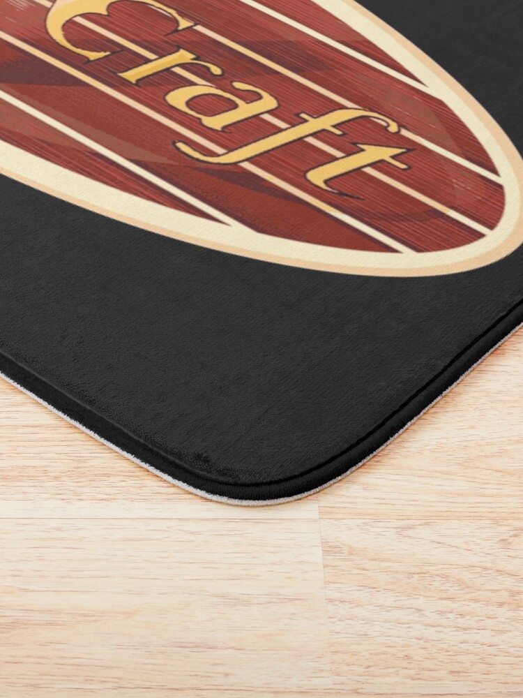 Thumbnail 3 of 6, Bath Mat, Chris Craft vintage boats USA designed and sold by BarnFindDave.