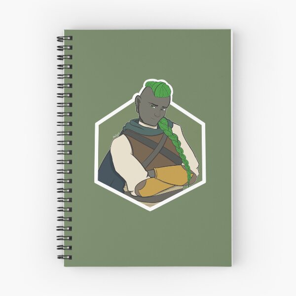 Item preview, Fir Elise - Earth Genasi Rogue (green background) designed and sold by HollyCat.