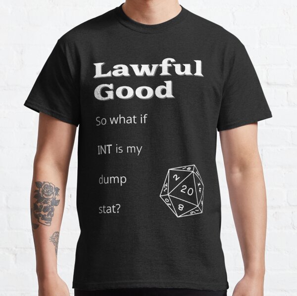 Lawful Good Alignment (LG, D&D Alignment) Classic T-Shirt