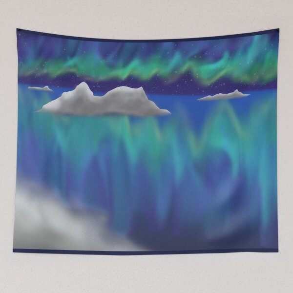 Item preview, Northern Lights Aurora Borealis designed and sold by BerryShyKittens.