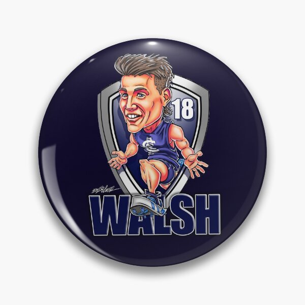 Item preview, Sam Walsh cartoon - Carlton Blues - Unique artwork by Brocker  designed and sold by baproducts.