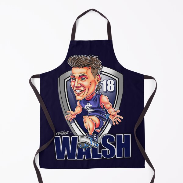 Item preview, Sam Walsh cartoon - Carlton Blues - Unique artwork by Brocker designed and sold by baproducts.