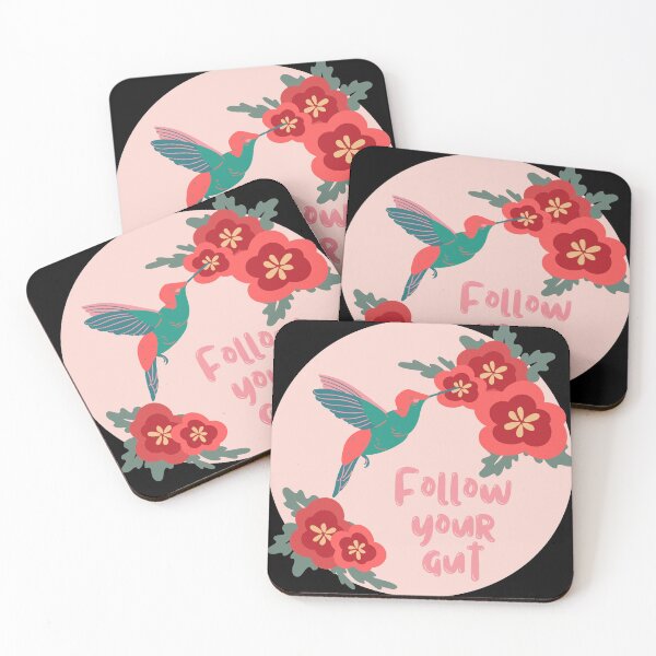 Item preview, Follow Your Gut (Hummingbird Illustration) designed and sold by baldbird.