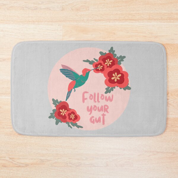 Item preview, Follow Your Gut (Hummingbird Illustration) designed and sold by baldbird.