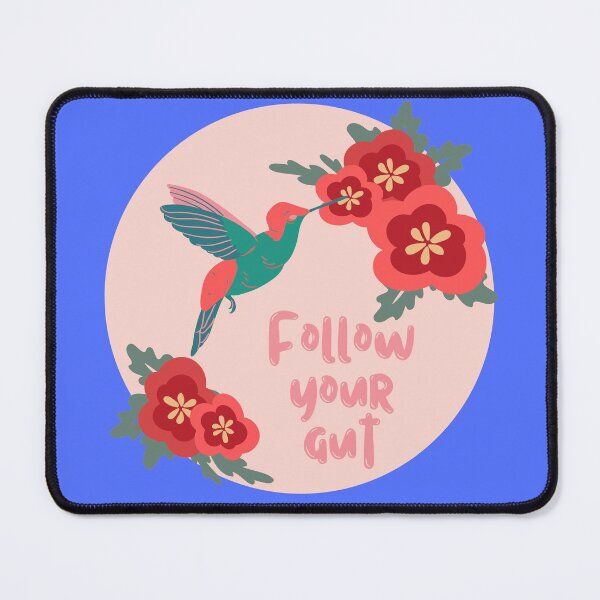 Item preview, Follow Your Gut (Hummingbird Illustration) designed and sold by baldbird.