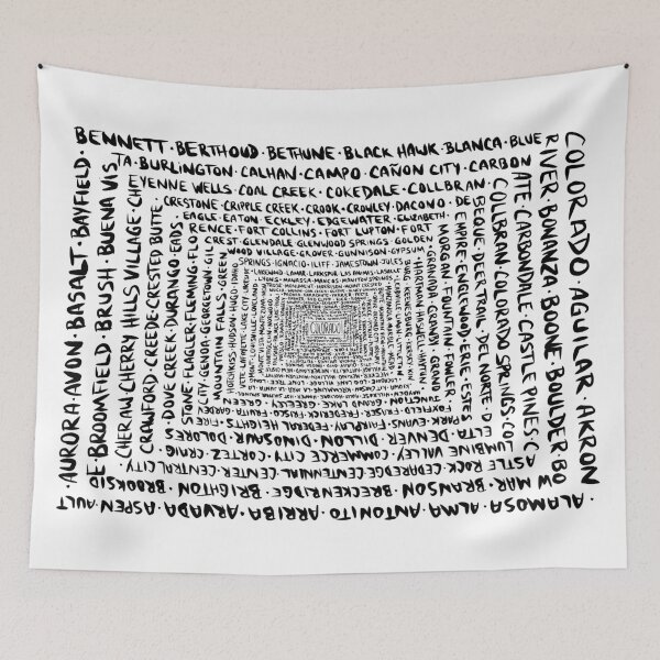Item preview, The Colorado - Typography Art designed and sold by that5280lady.