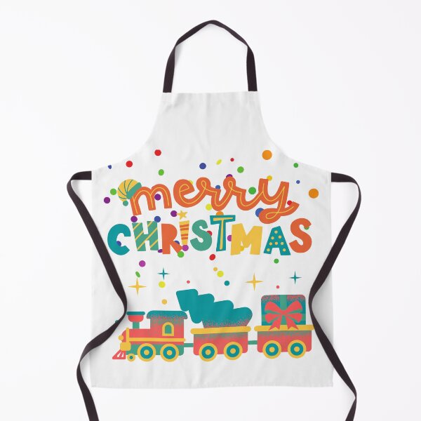 Item preview, Merry Christmas Train-White Background designed and sold by Trendi61.