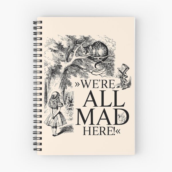 Item preview, Alice in Wonderland We're all mad here designed and sold by claudiatoman.