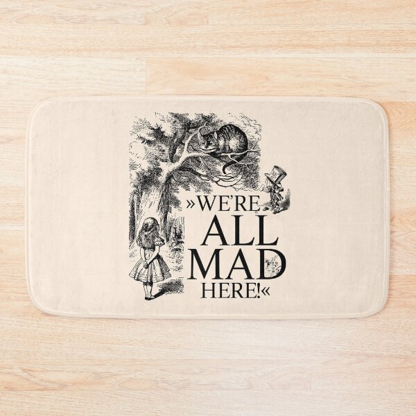 Item preview, Alice in Wonderland We're all mad here designed and sold by claudiatoman.