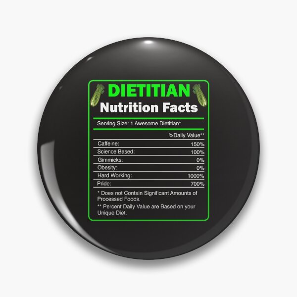 Item preview, Funny Dietitian Nutrition Facts Art For Dieticians designed and sold by MrEddie10.