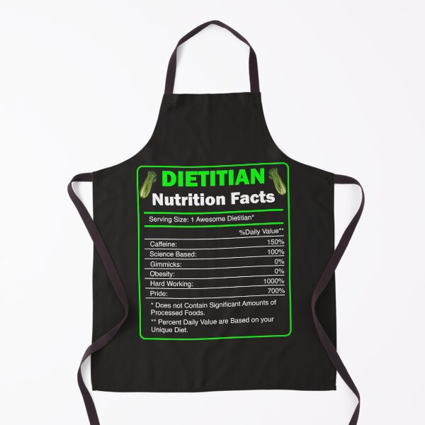 Item preview, Funny Dietitian Nutrition Facts Art For Dieticians designed and sold by MrEddie10.