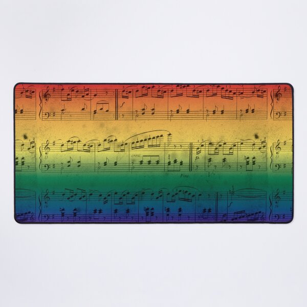 Item preview, Rainbow Music Score designed and sold by Ispeakgeek.