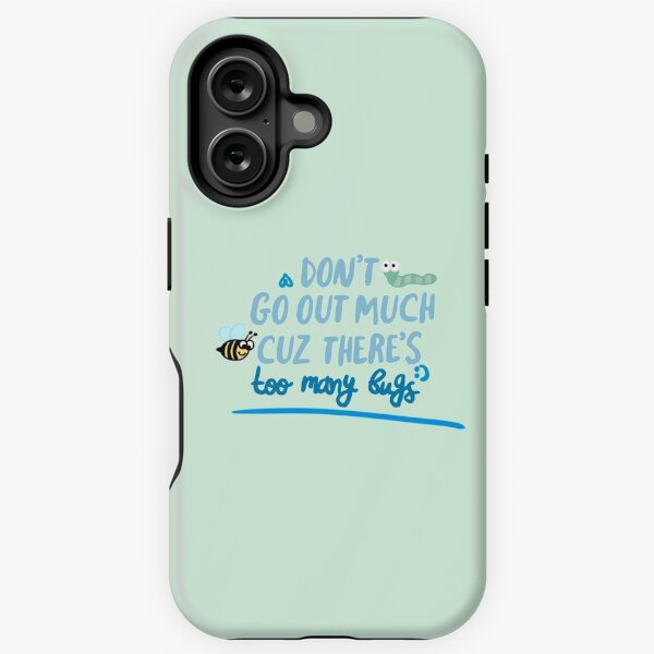 Vista previa del artículo con la obra «no salgas mucho porque hay demasiados bichos», diseñado y vendido por emproct.