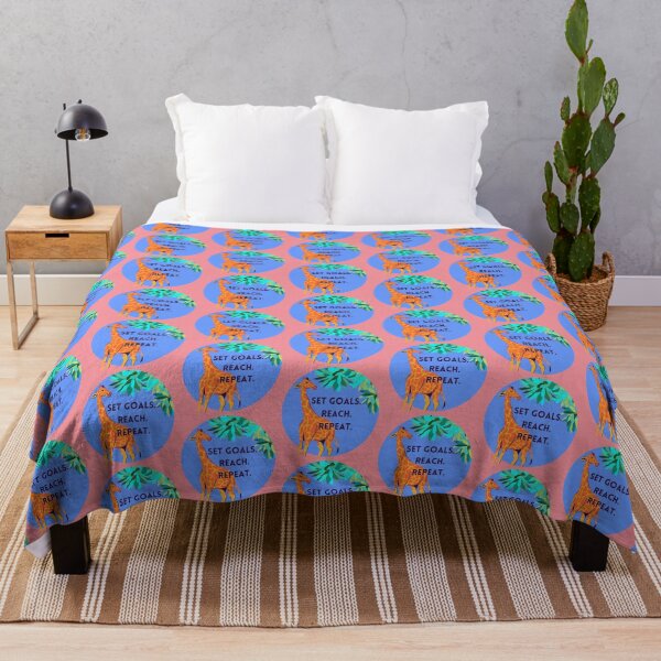Item preview, Reach for your goals (Giraffe) designed and sold by baldbird.