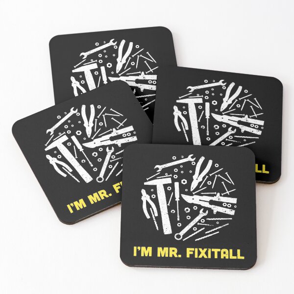 Item preview, Mr Fit It All Fixologist Handyman Repairman print designed and sold by jakehughes2015.