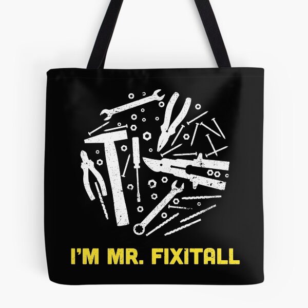 Item preview, Mr Fit It All Fixologist Handyman Repairman print designed and sold by jakehughes2015.