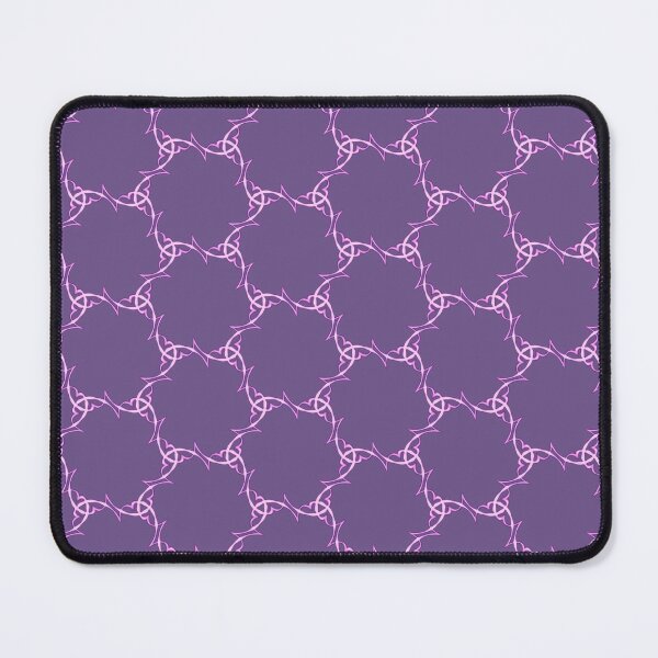Item preview, Pink Flower Tile on Purple designed and sold by Fractal Journeys, etc. .