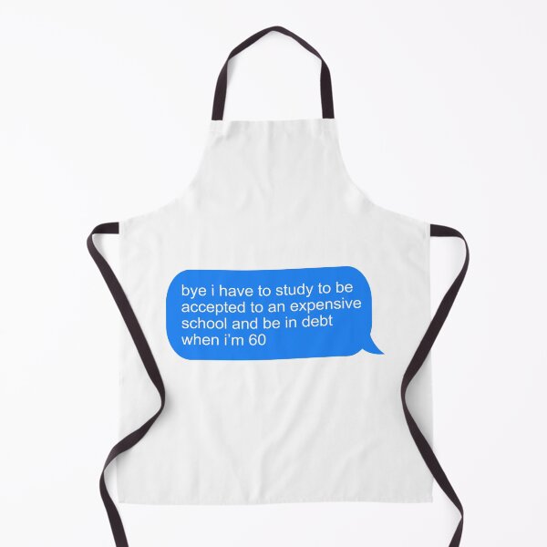 Item preview, Bye I Have to Study Text Message designed and sold by ind3finite.
