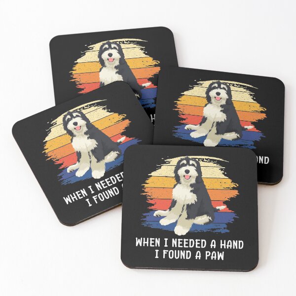 Item preview, When I Needed A Hand I Found A Paw Bernedoodle Dog Owner design designed and sold by jakehughes2015.