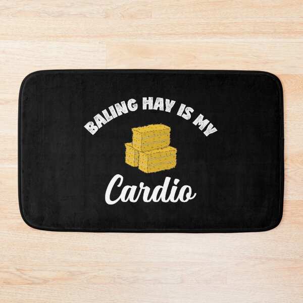 Item preview, Hay Bale Cardio Farm Rancher Quote design designed and sold by jakehughes2015.