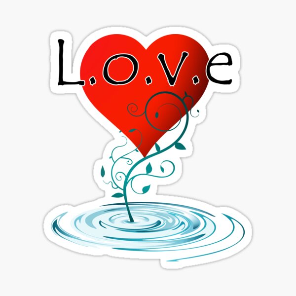 Love Affair Everlasting Love White Heart Song Lyric Music Print - Red Heart  Print
