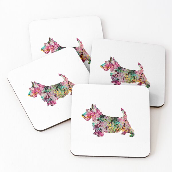 Item preview, Christmas Scottie, festive Scottie dog designed and sold by ElenaAdamArt.
