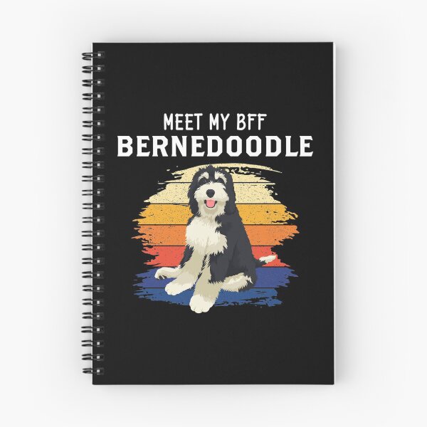 Item preview, Funny Meet My Bff Bernedoodle Dog Owner print designed and sold by jakehughes2015.