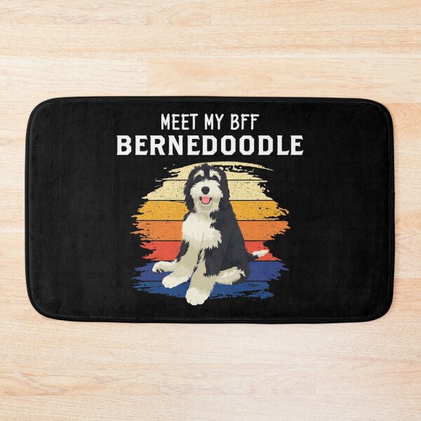 Item preview, Funny Meet My Bff Bernedoodle Dog Owner print designed and sold by jakehughes2015.