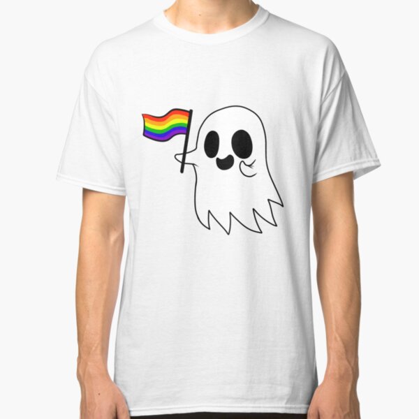 Gay Pride Ghost Classic T-Shirt