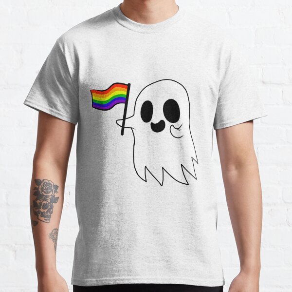 Gay Pride Ghost Classic T-Shirt